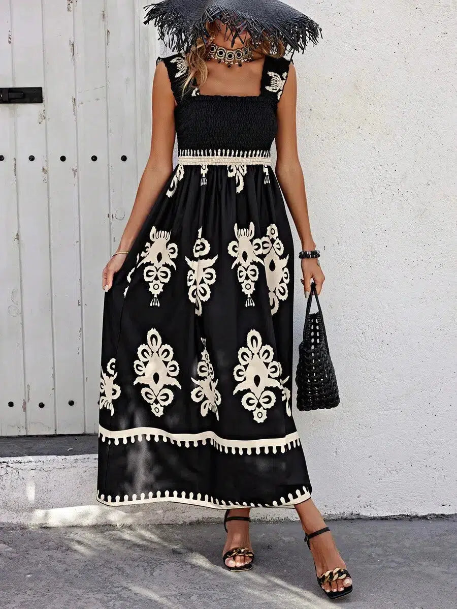Selene™ | Printed Beach Gown
