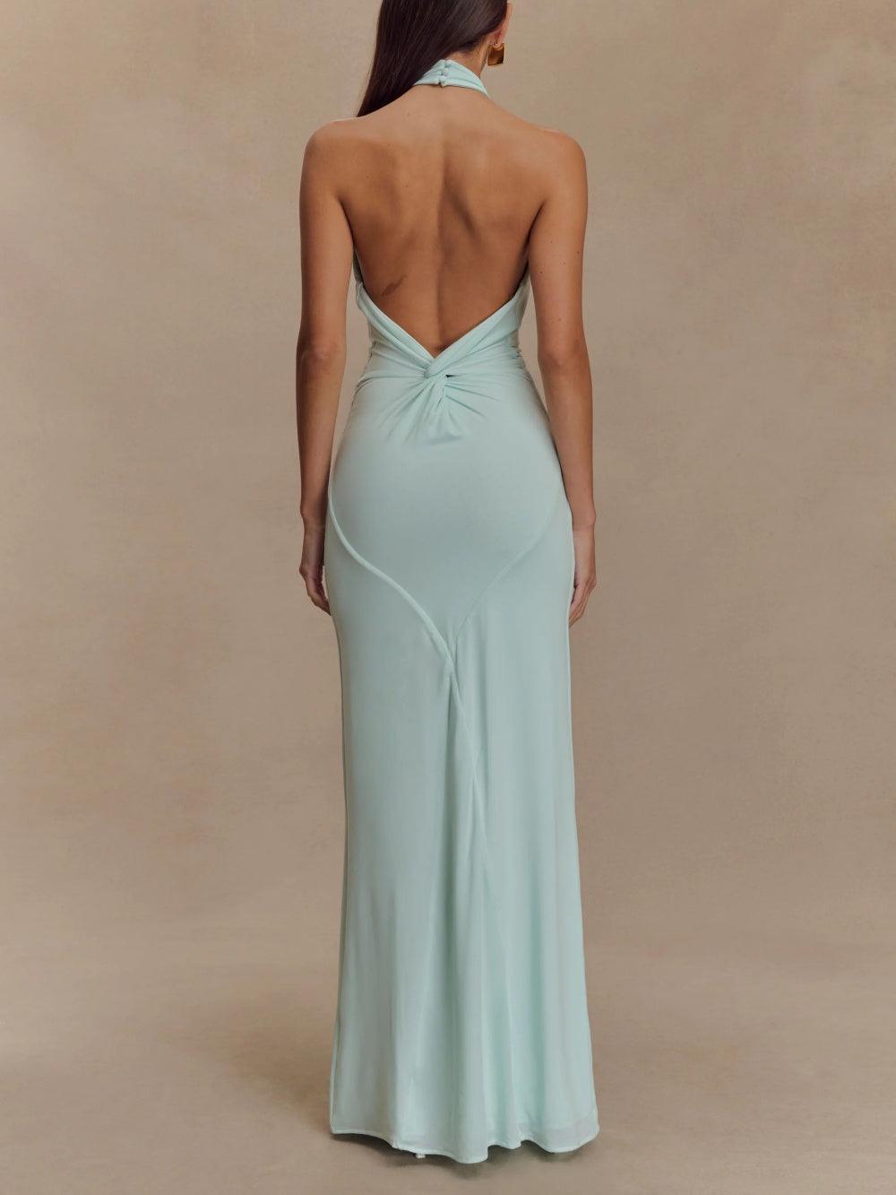 Helga™ | Halter Maxi Dress