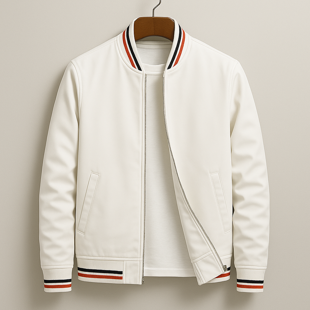 Henry™ | Elegant Striped Bomber Jacket