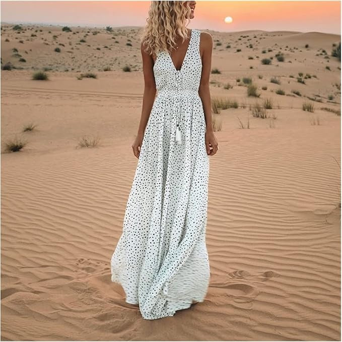 Kaeli™ | Boho Dot Dress