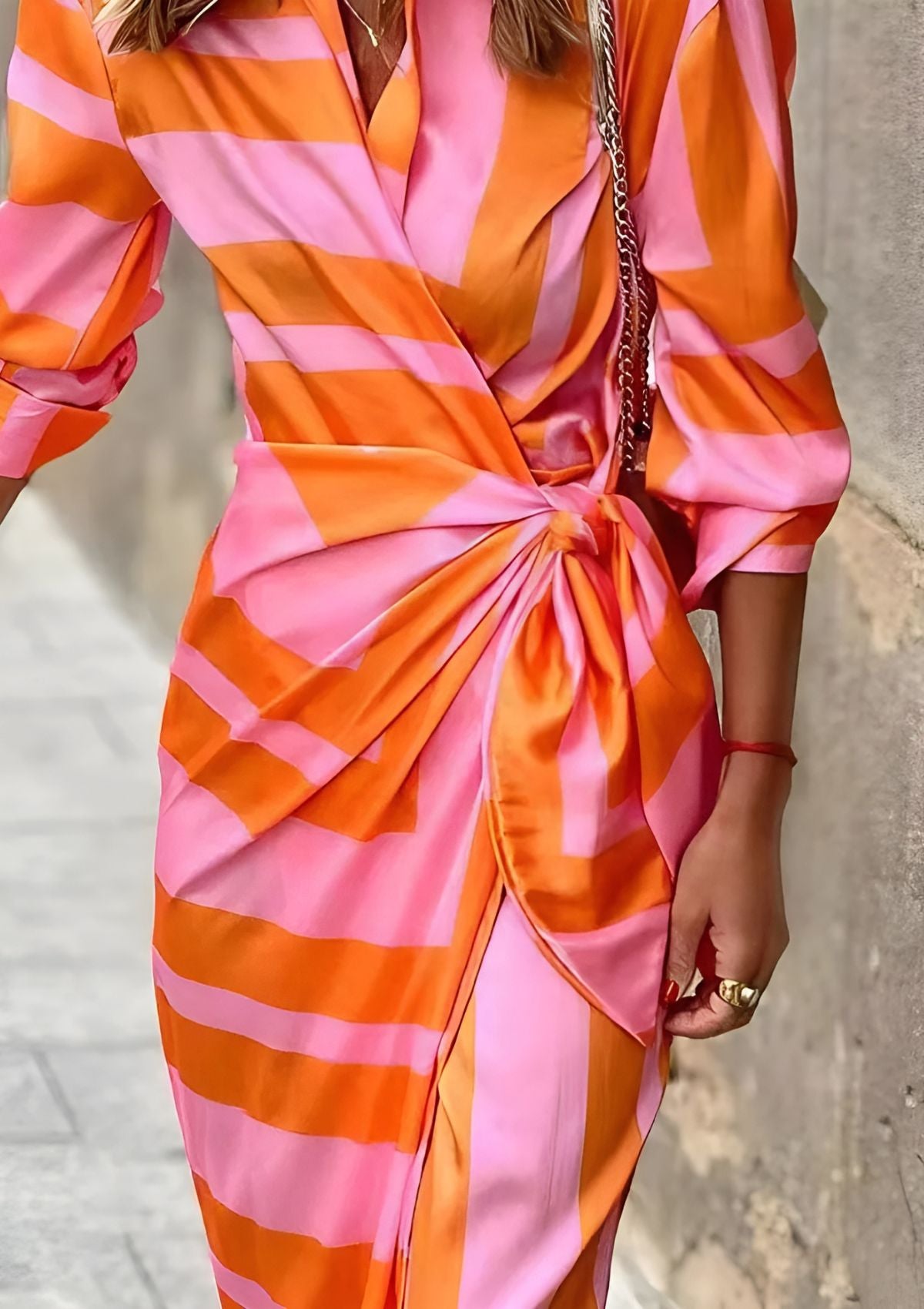Freyja™ | Tailored Print Dress