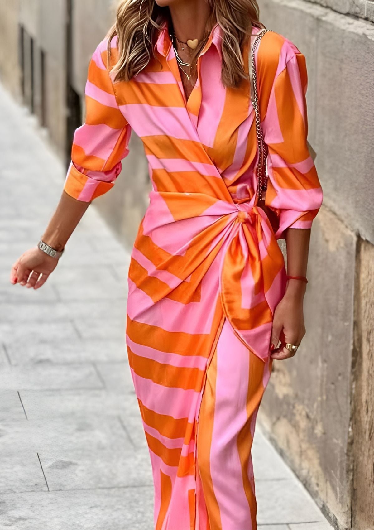 Freyja™ | Tailored Print Dress