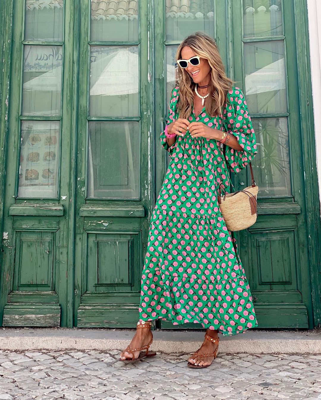 SUSAN | BOHEMIAN LONG DRESS TUMMY COVERAGE