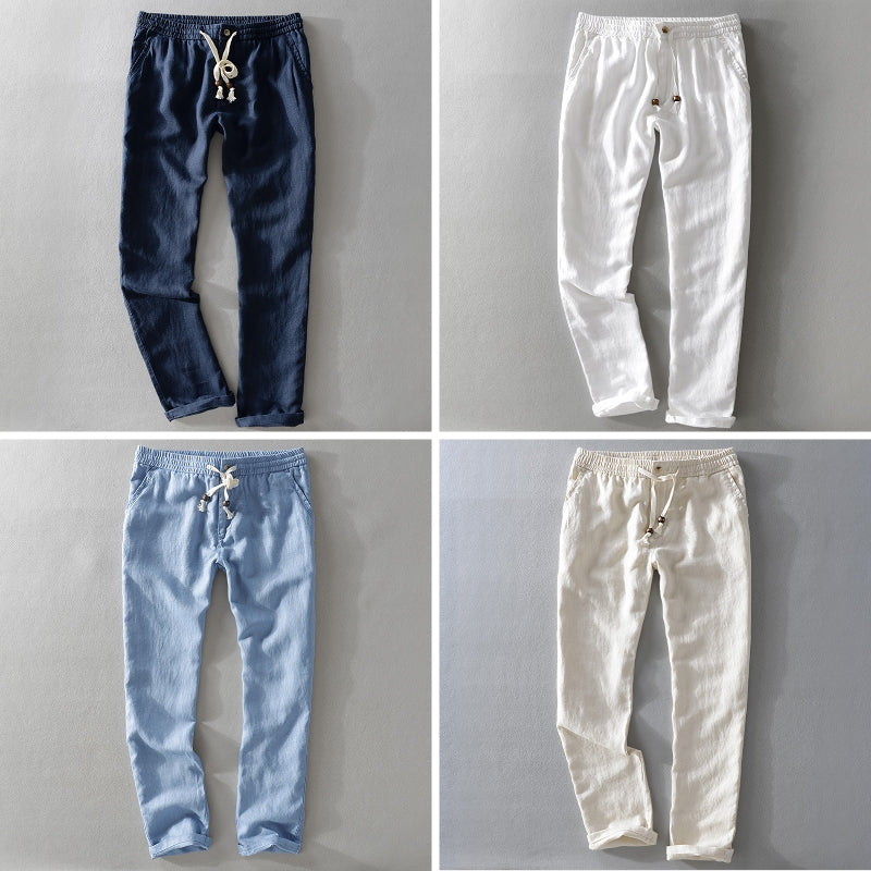 Theodore Willow Casual Linen Trousers