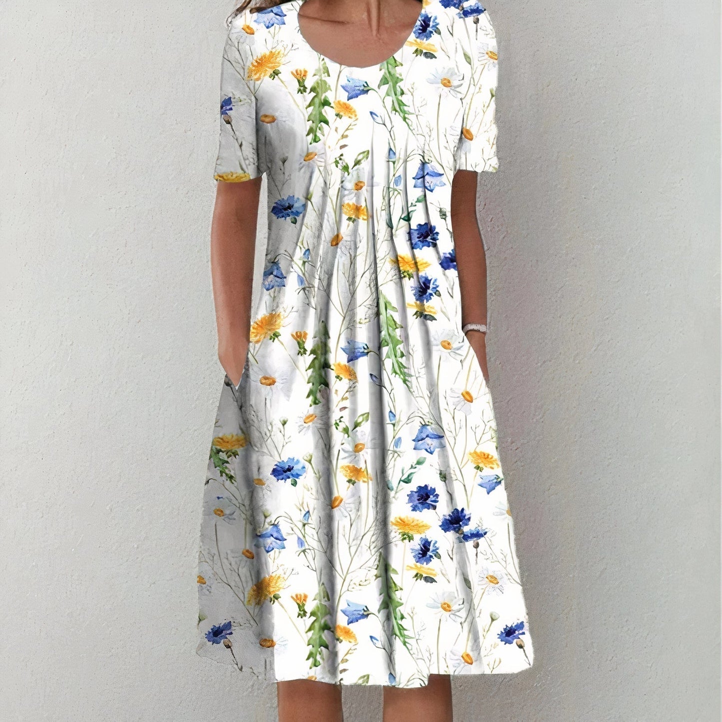 Alexandra™ | Soft Midi Dress