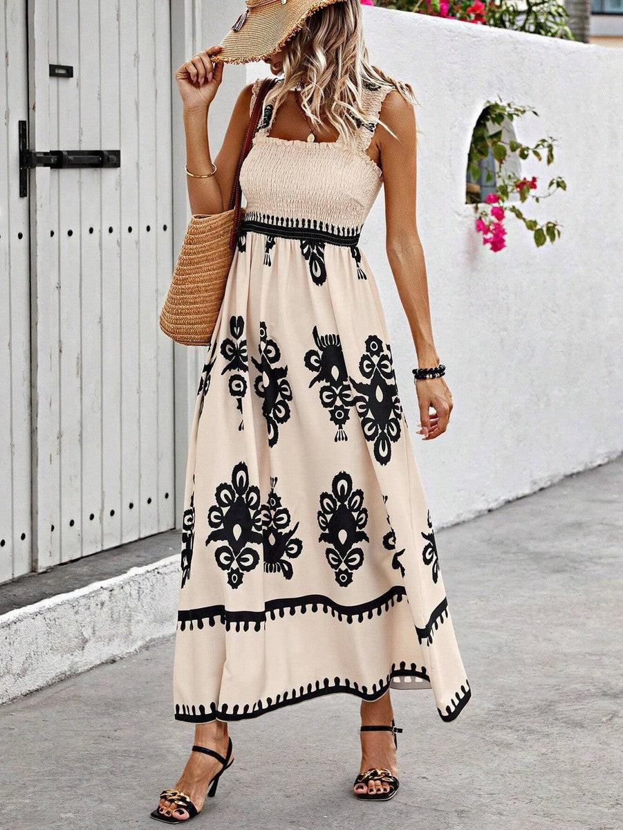 Selene™ | Printed Beach Gown