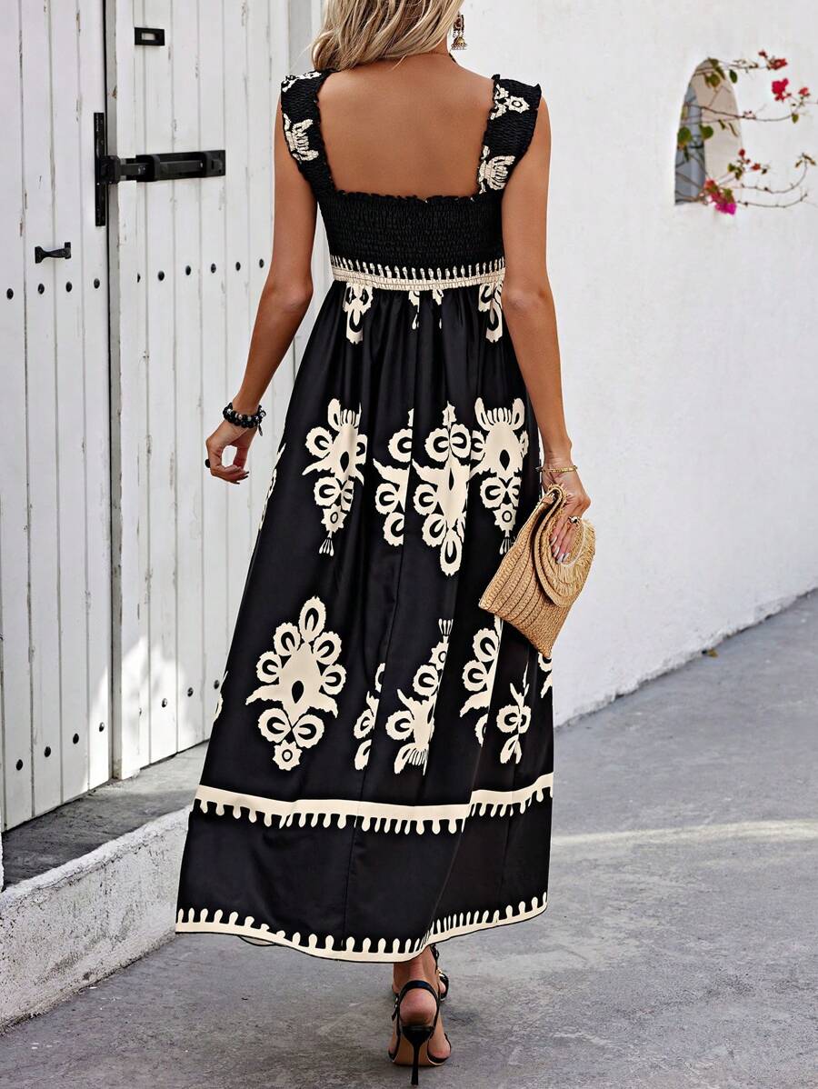Selene™ | Printed Beach Gown