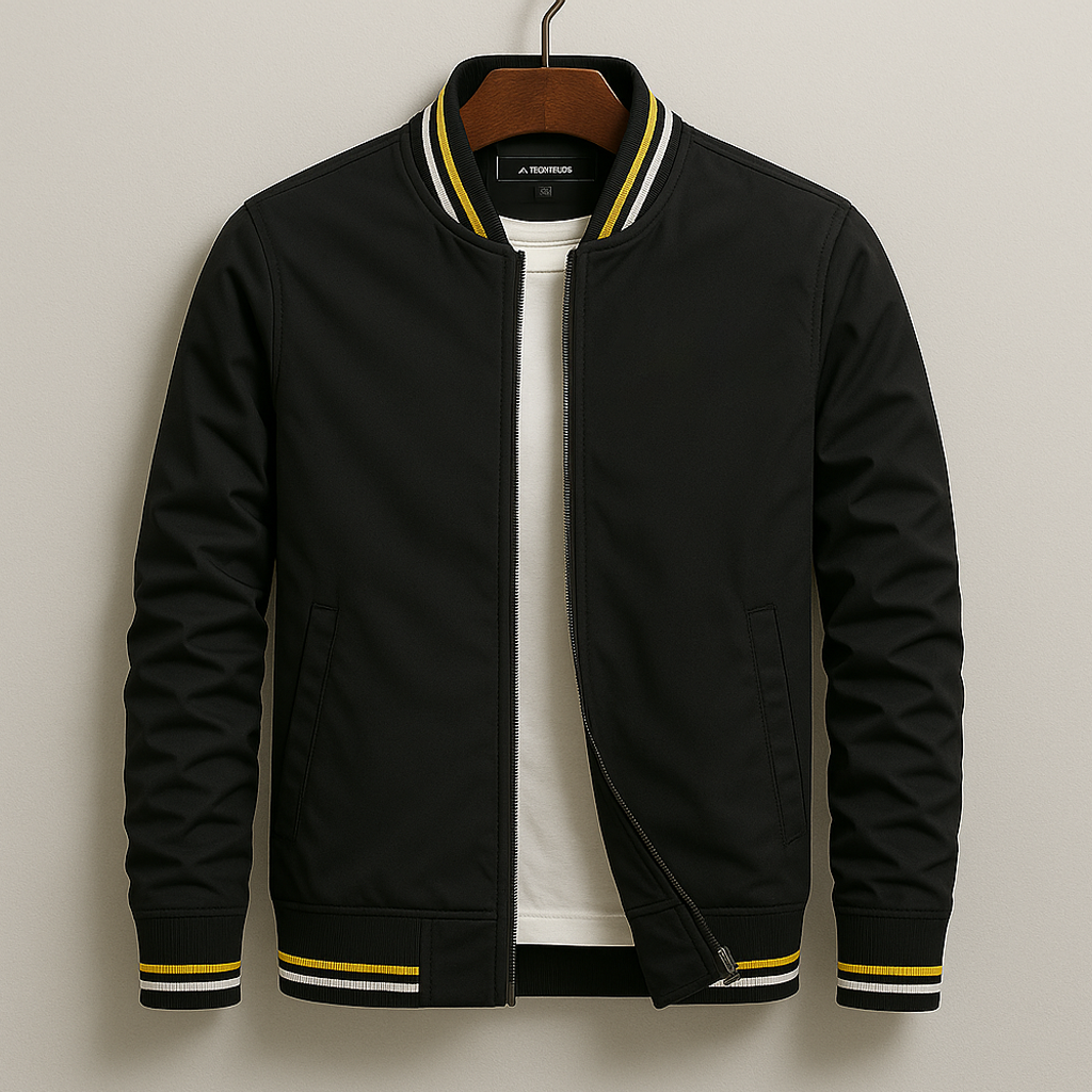 Henry™ | Elegant Striped Bomber Jacket