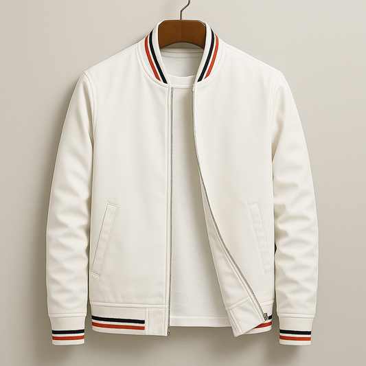 Henry™ | Elegant Striped Bomber Jacket