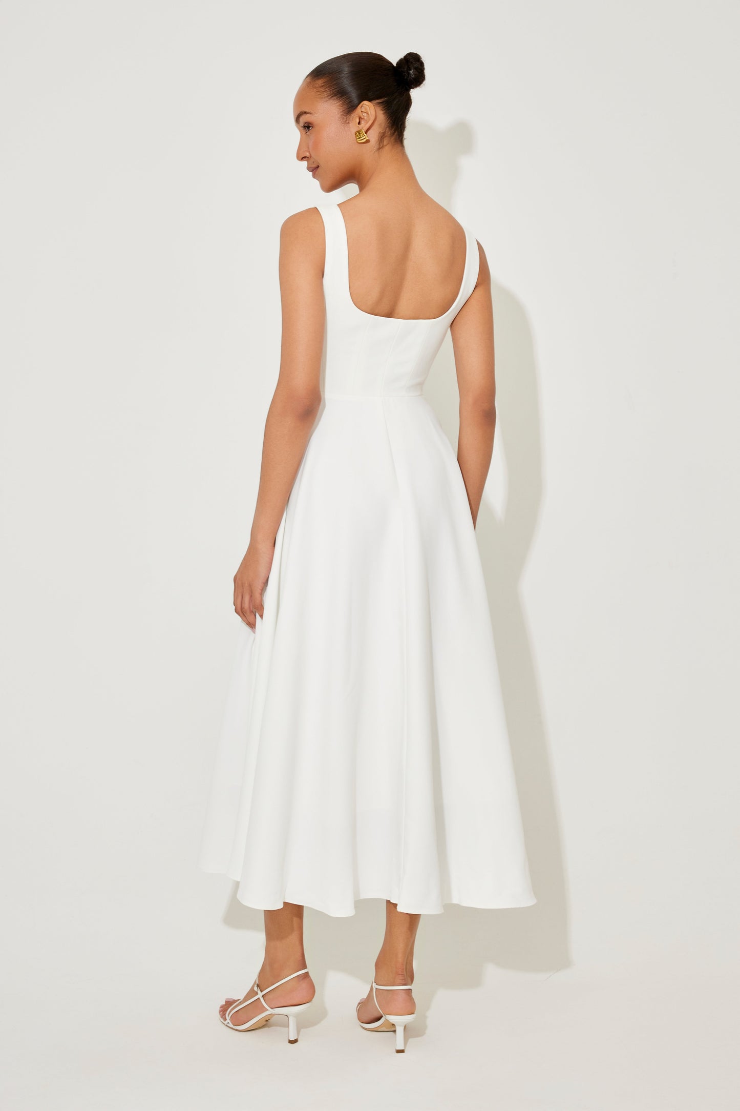 Celeste™ | Airy Charm Midi Dress