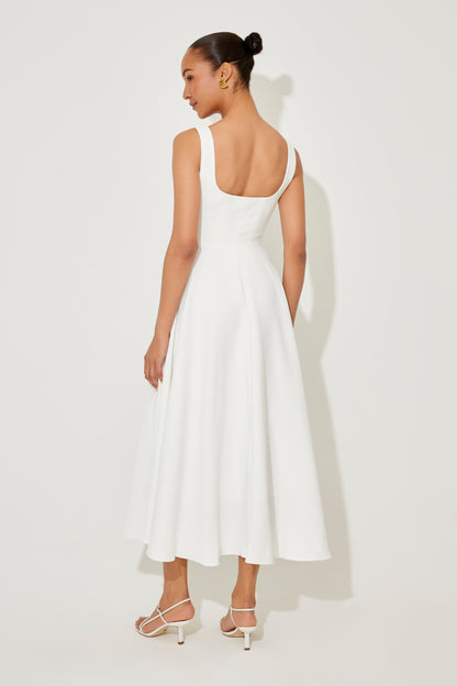 Celeste™ | Airy Charm Midi Dress