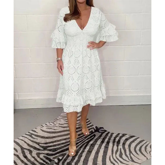Maris™ | Graceful Midi Dress
