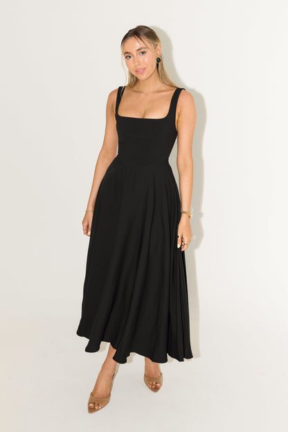 Celeste™ | Airy Charm Midi Dress