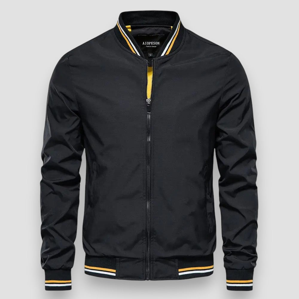 Pascal™ | Stylish Striped Bomber Jacket