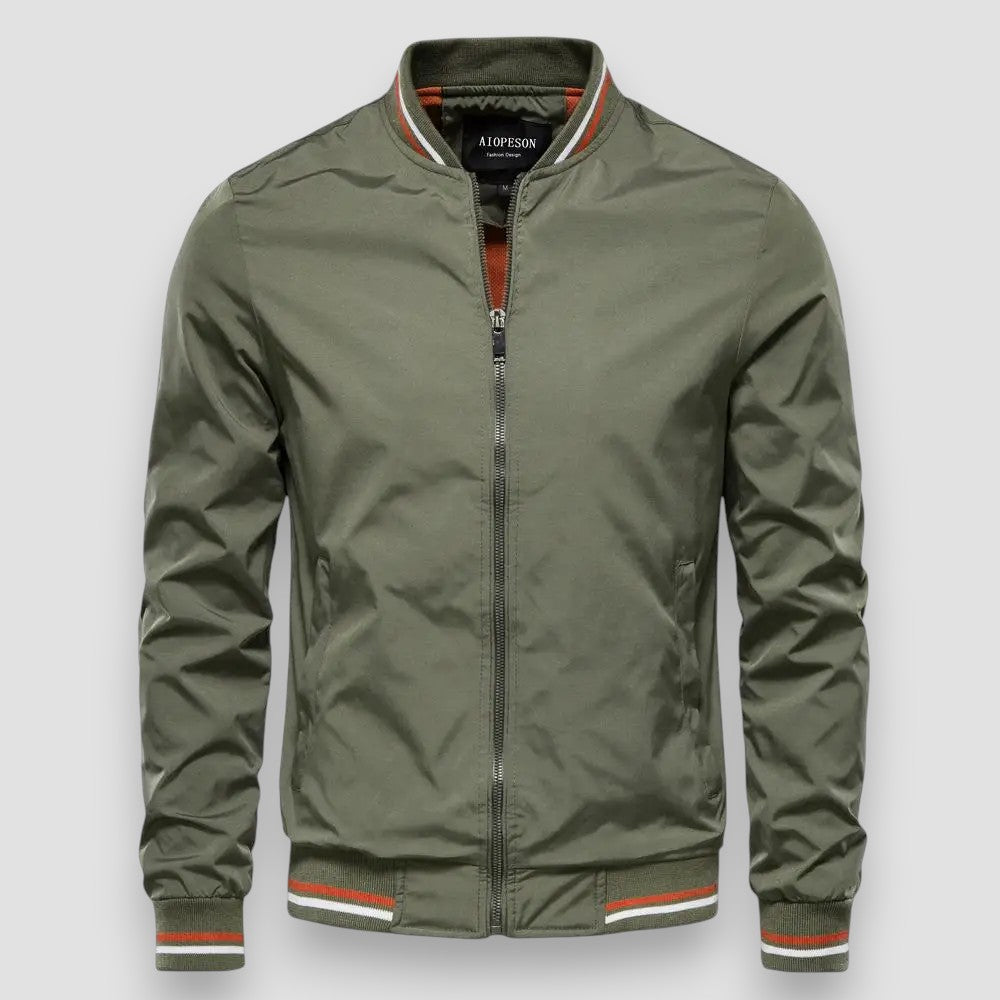 Pascal™ | Stylish Striped Bomber Jacket