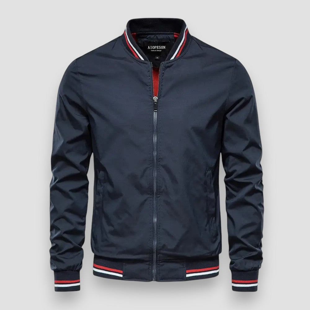 Pascal™ | Stylish Striped Bomber Jacket