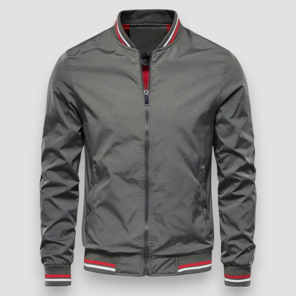 Pascal™ | Stylish Striped Bomber Jacket