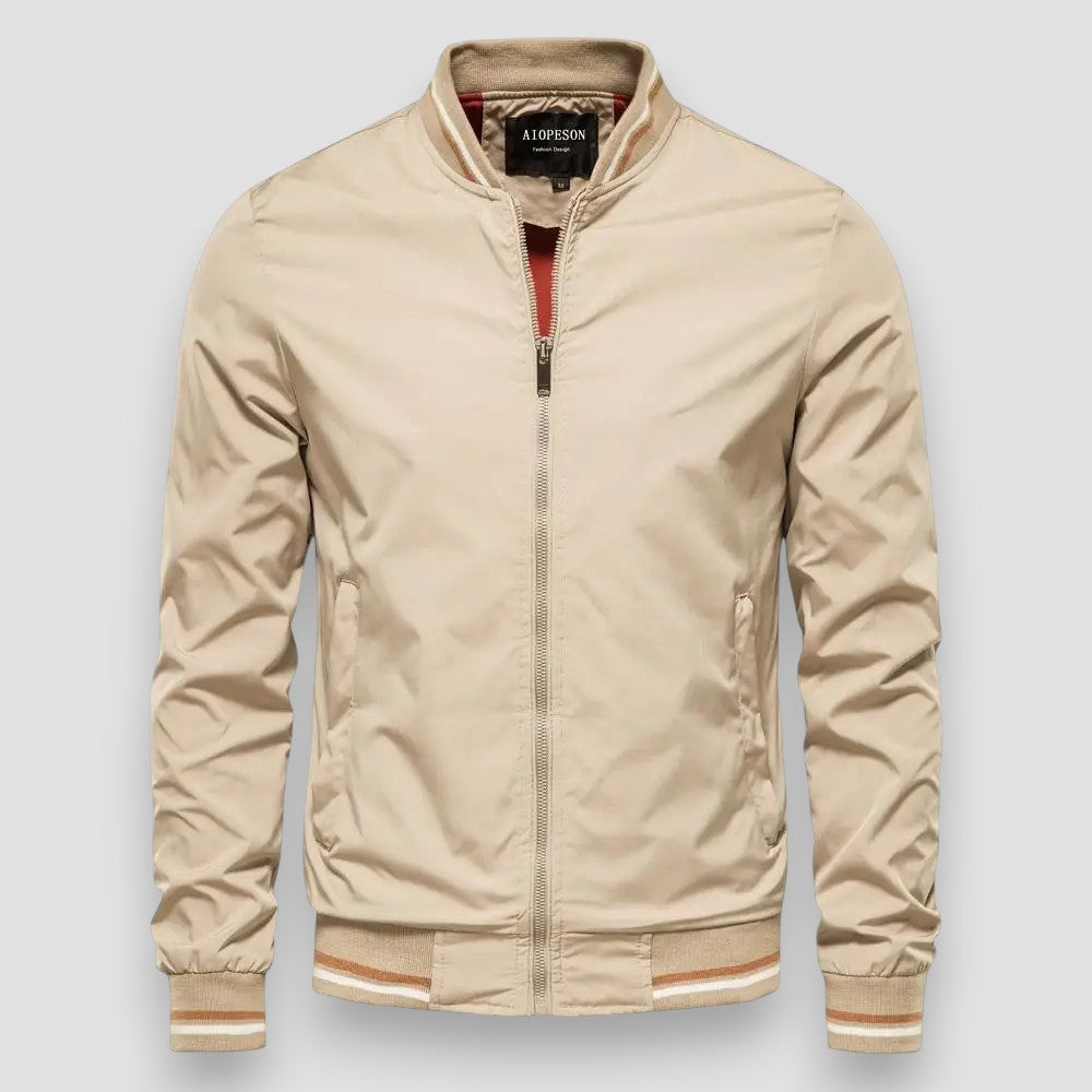Pascal™ | Stylish Striped Bomber Jacket