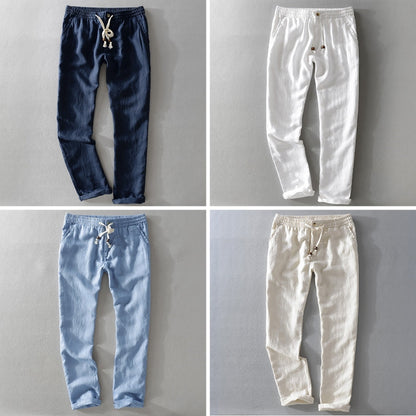 Theodore Willow Casual Linen Trousers