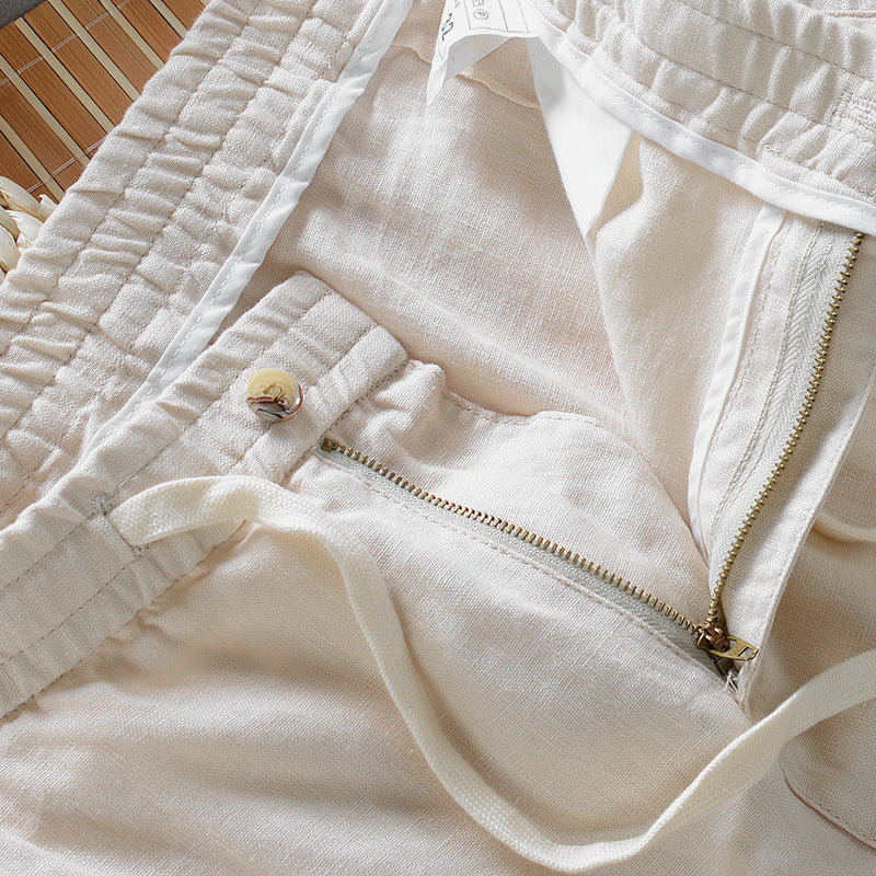 Theodore Willow Casual Linen Trousers