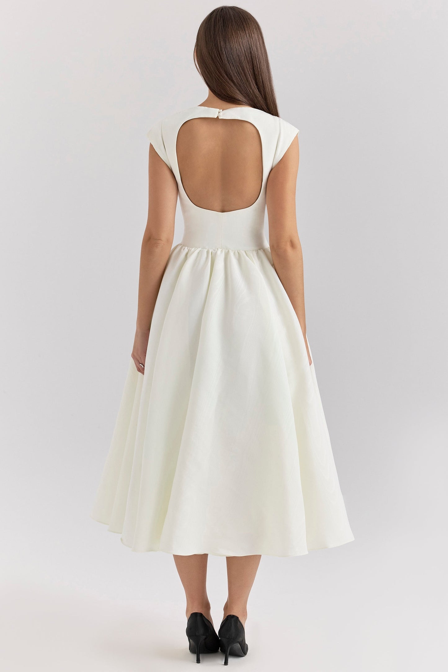 Elvara™ | Satin Midi Gown