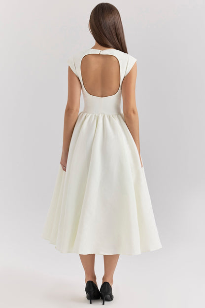 Elvara™ | Satin Midi Gown