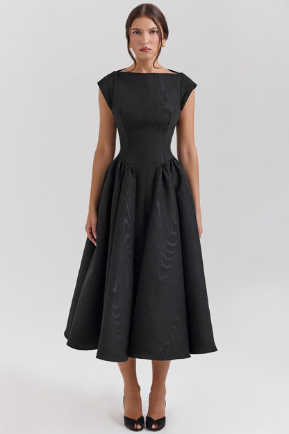 Elvara™ | Satin Midi Gown