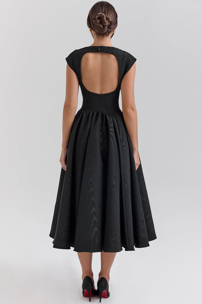 Elvara™ | Satin Midi Gown