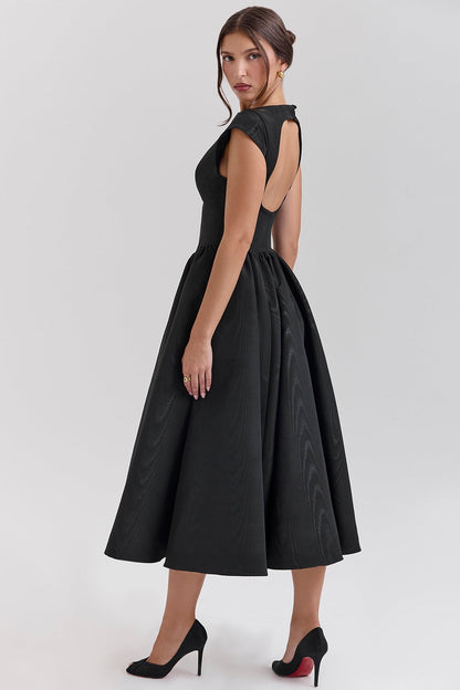 Elvara™ | Satin Midi Gown
