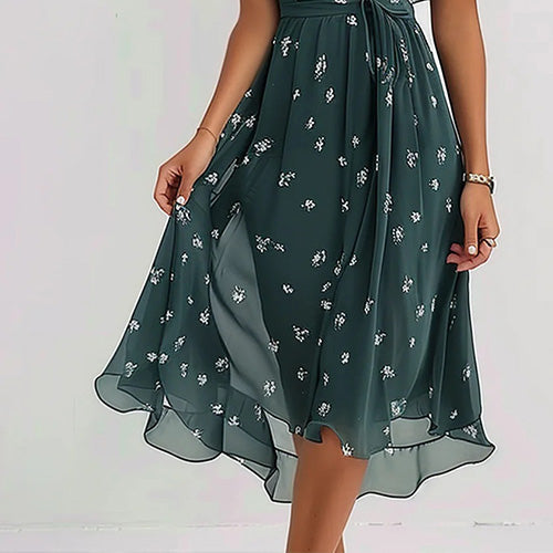 Frieda™ | Short Sleeve Midi Dress
