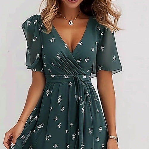 Frieda™ | Short Sleeve Midi Dress